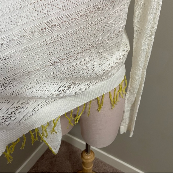 ARATTA SILENT JOURNEY Open Front Cardigan with Floral Back Detail - Picture 7 of 10